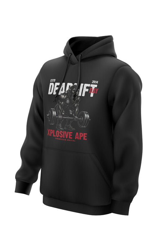 XAPE Deadlift Day V4 String Hoodie - Black
