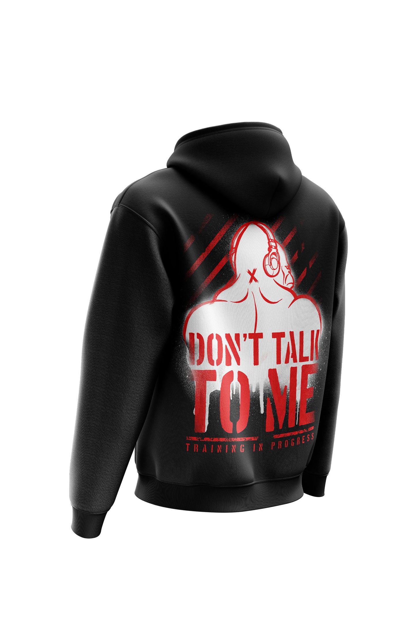 XAPE Don't Talk To Me Hoodie & Tee Combo - Black