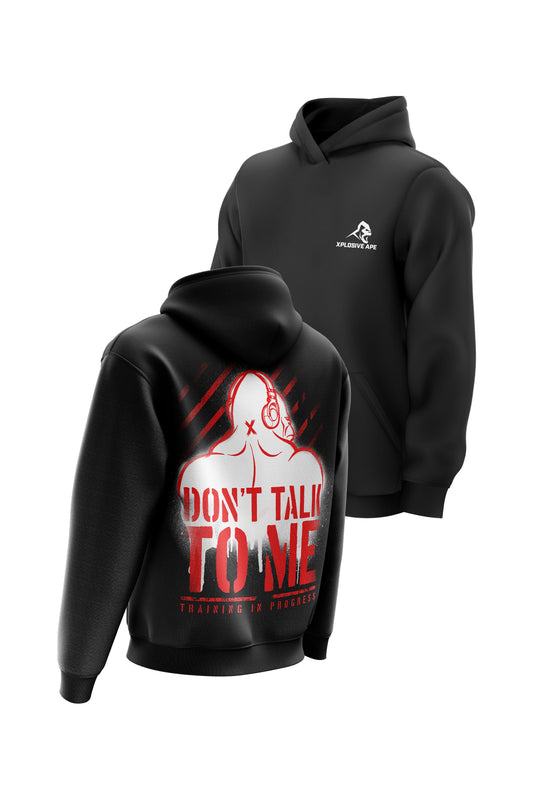 XAPE Don'T Talk To Me Hoodie - Black