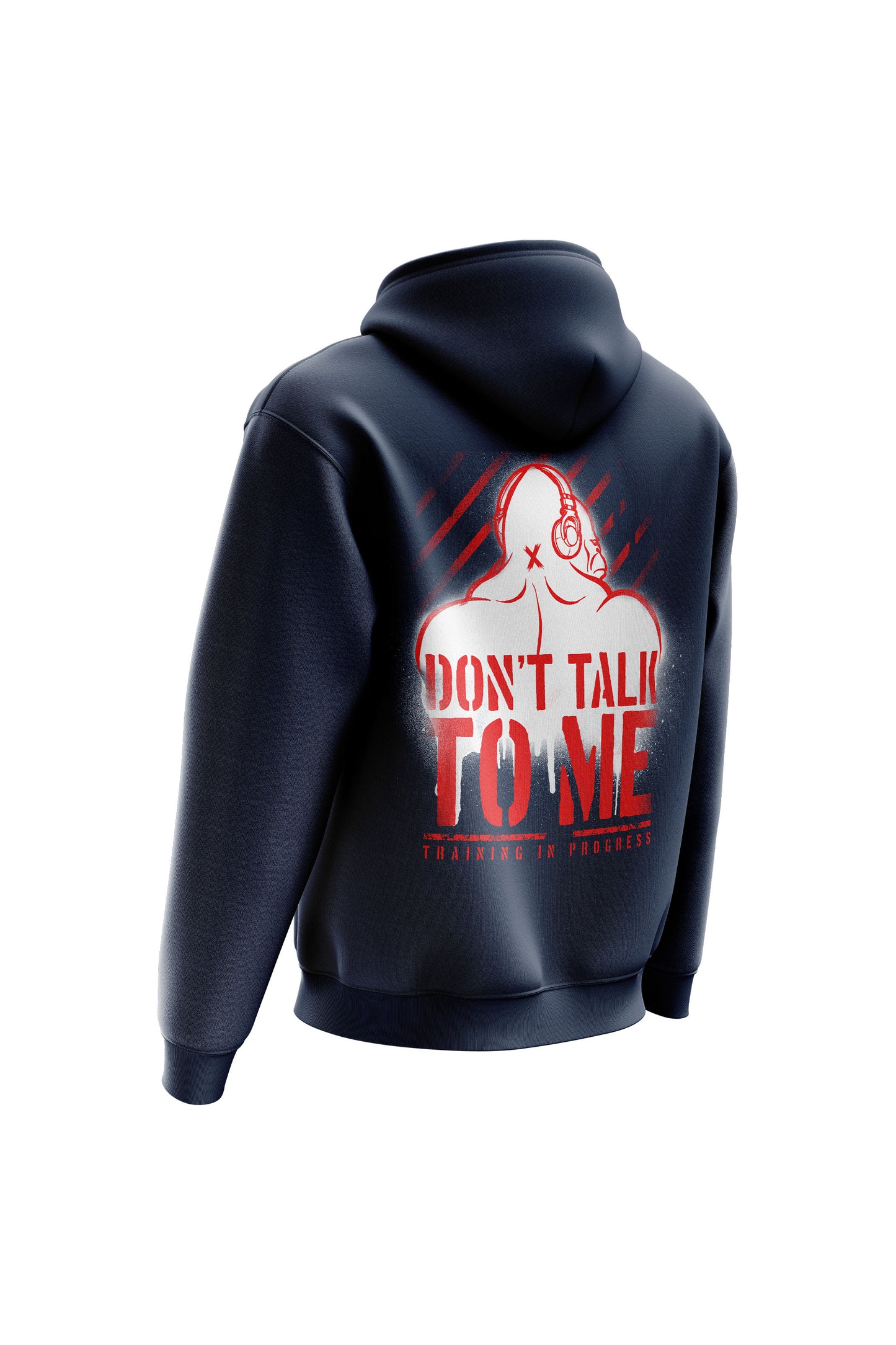 XAPE Don't Talk To Me Hoodie & Tee Combo - Navy