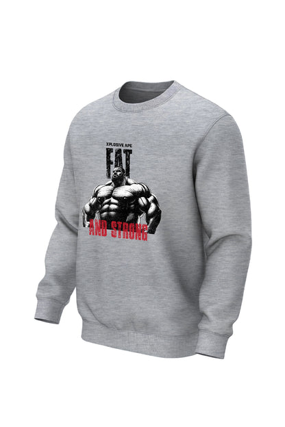 XAPE Fat And Strong V3 Sweatshirt - Sports Grey