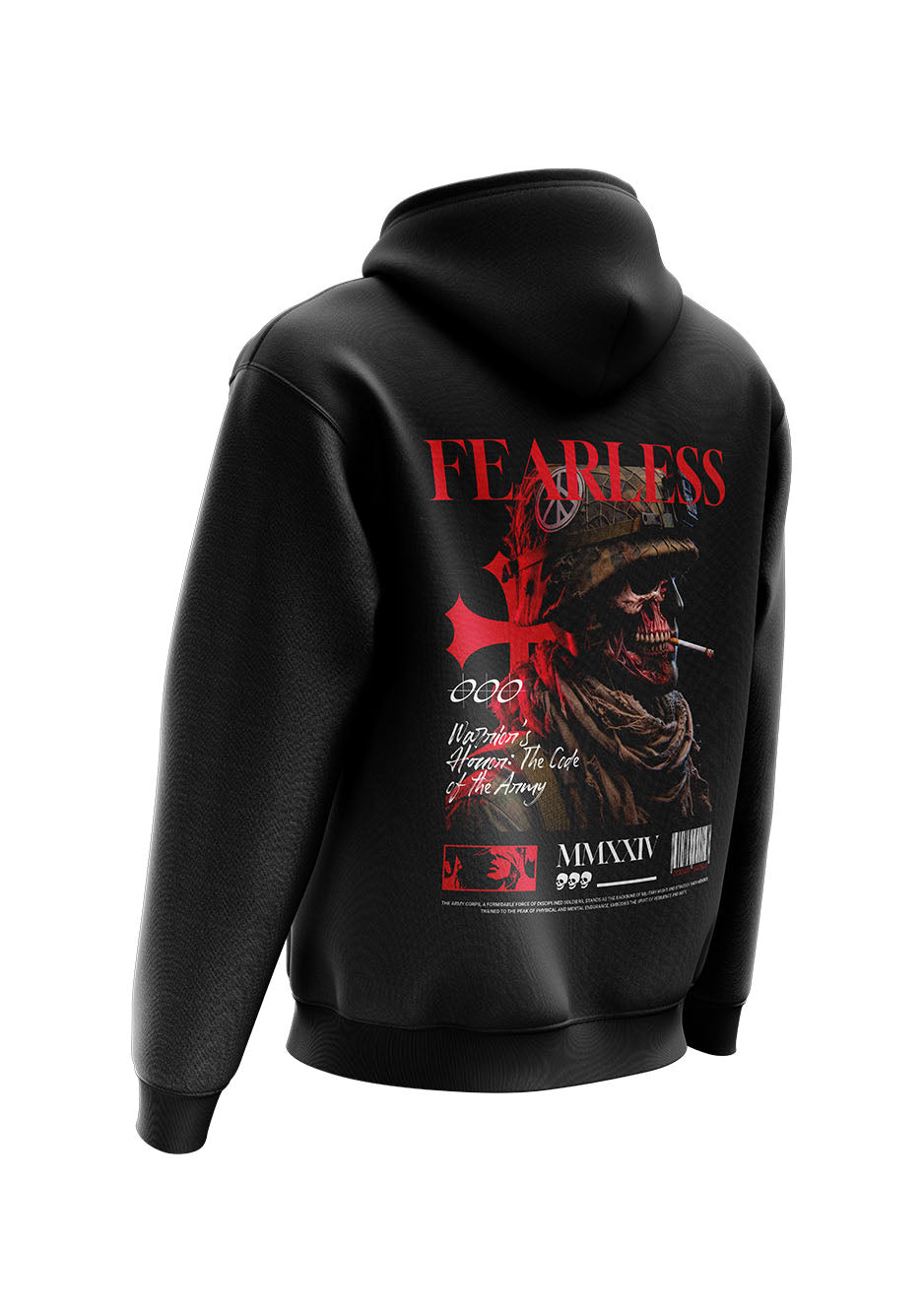 US Fearless Hoodie - Black