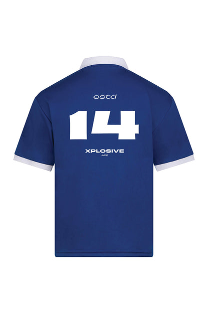 XAPE Squad Sports Jersey - Dark Royal/White