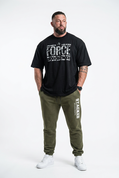 XAPE Force Grey Camo Tee - Black