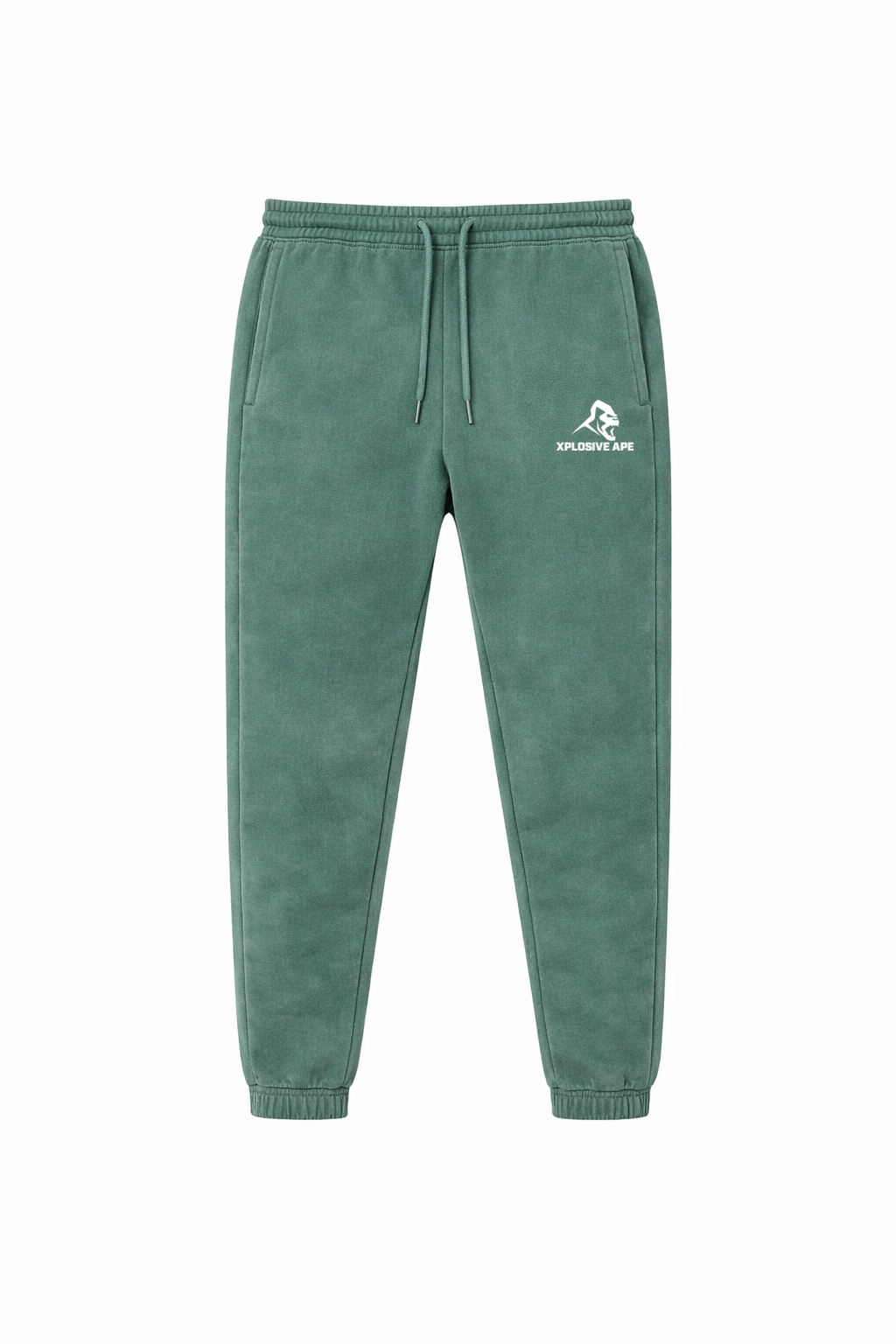 XAPE Vintage Wash Joggers - Green