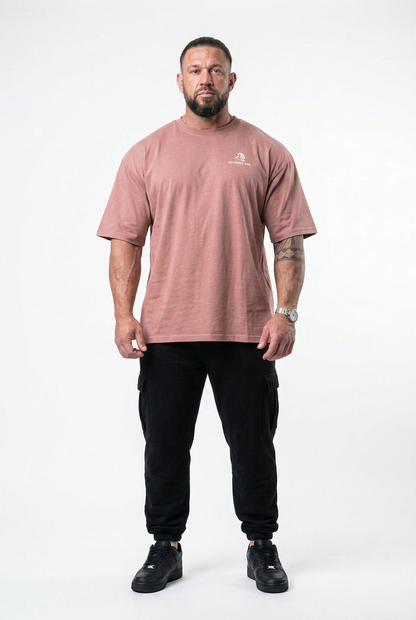 XAPE Graffiti V3 Oversized Tee - Dusty Pink