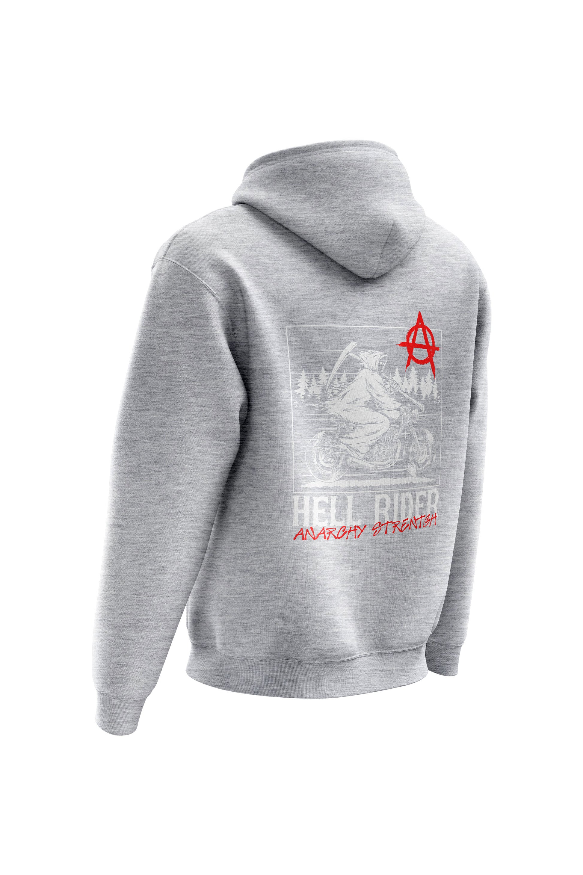 AS Hell Rider Hoodie - Sports Grey