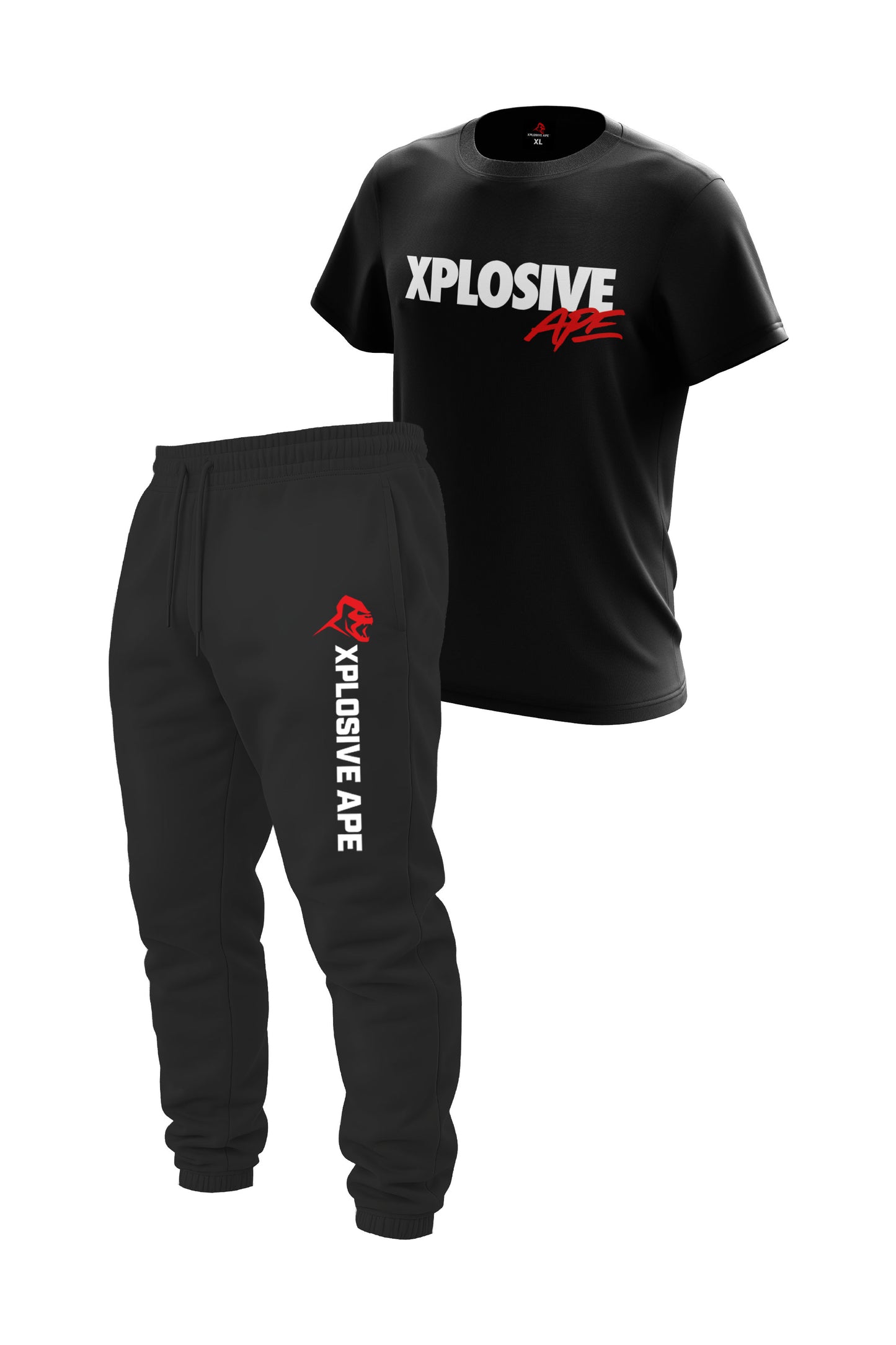 XAPE Holder V2 Tee & Originals V4 Joggers - Black