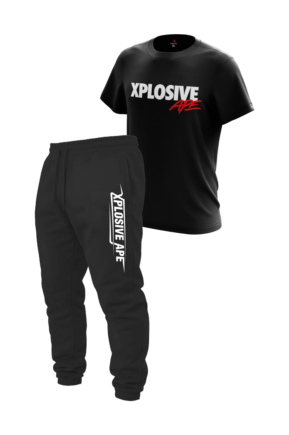 XAPE Holder V2 Tee & Strike Joggers - Black