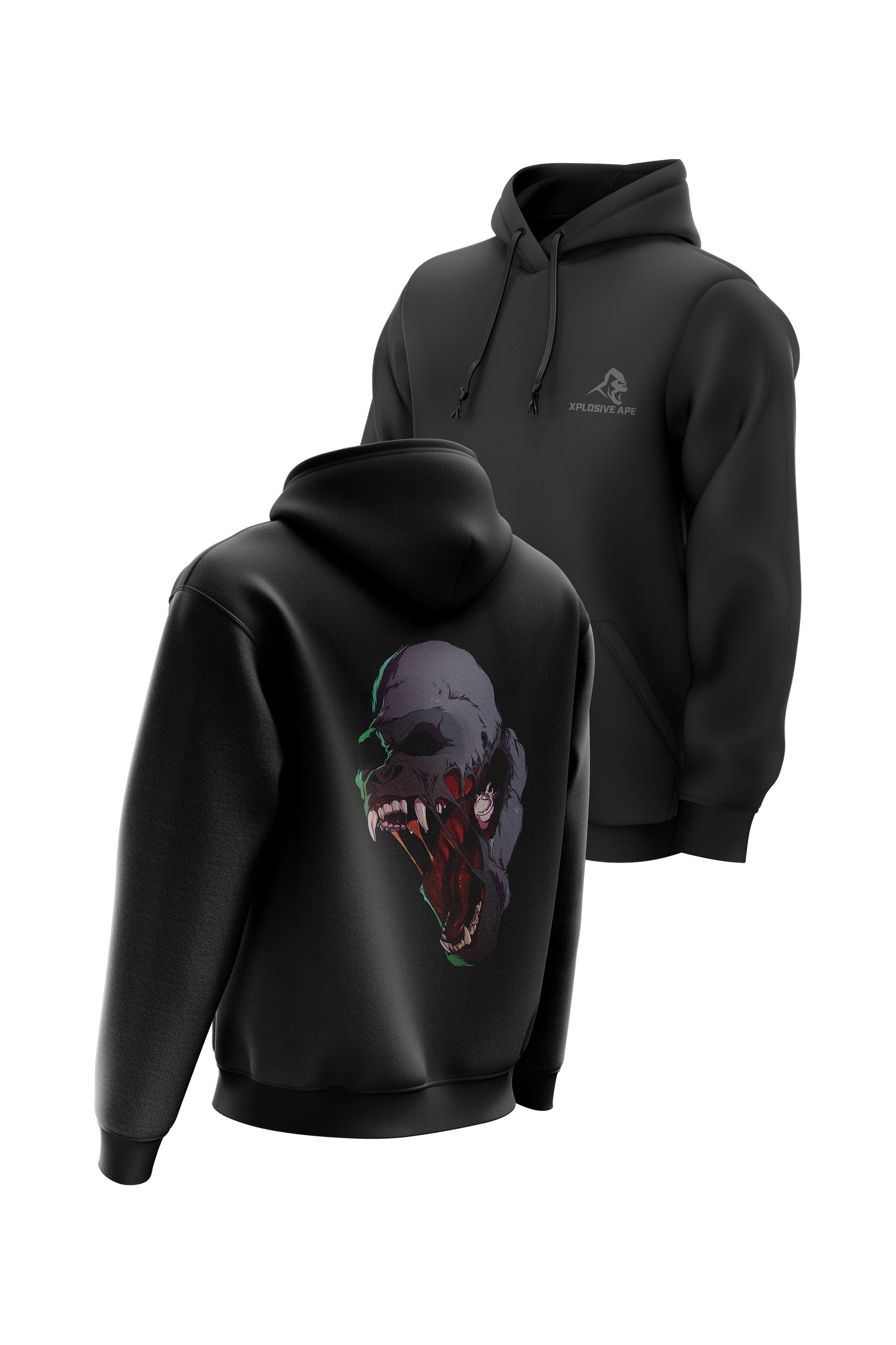 XAPE Humanoid Black Hoodie