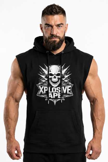 XAPE Apex Drop Arm Muscle Top - Black