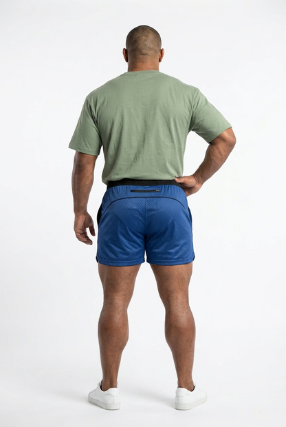 XAPE Essential V2 Tee & Apex Raptor Shorts Combo - Sage/Blue