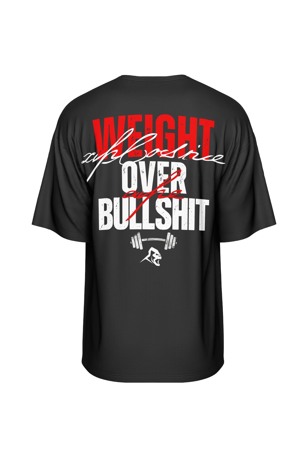 XAPE Weight Over BS Oversized Tee - Black