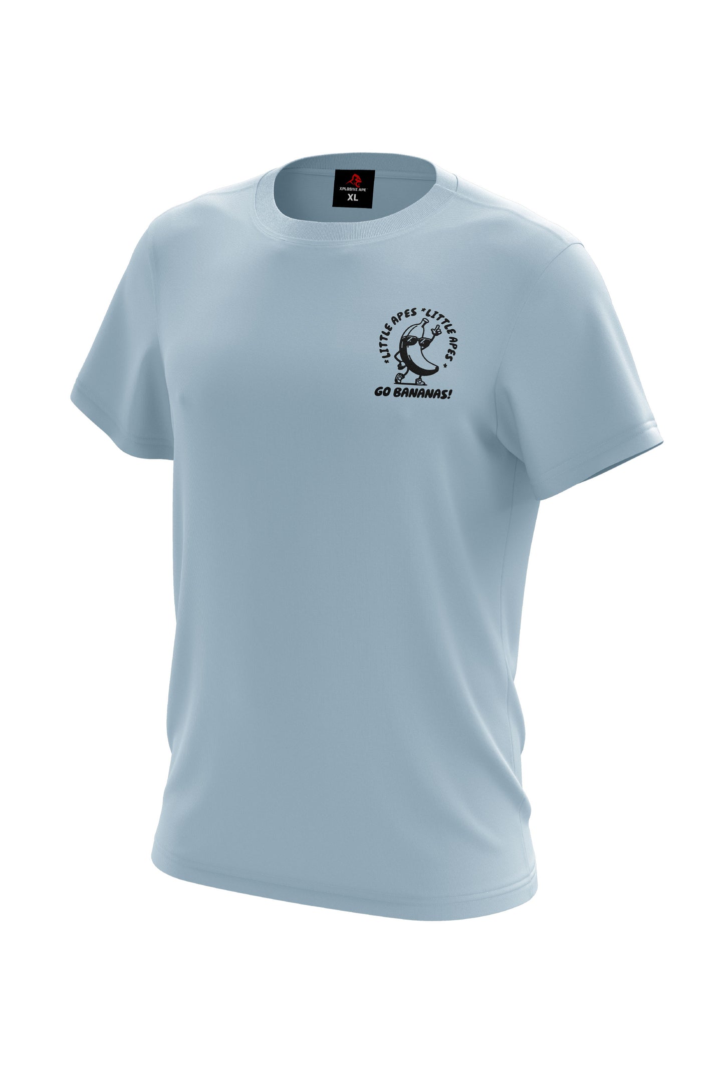 Little Apes Go Bananas V2 Tee - Light Blue