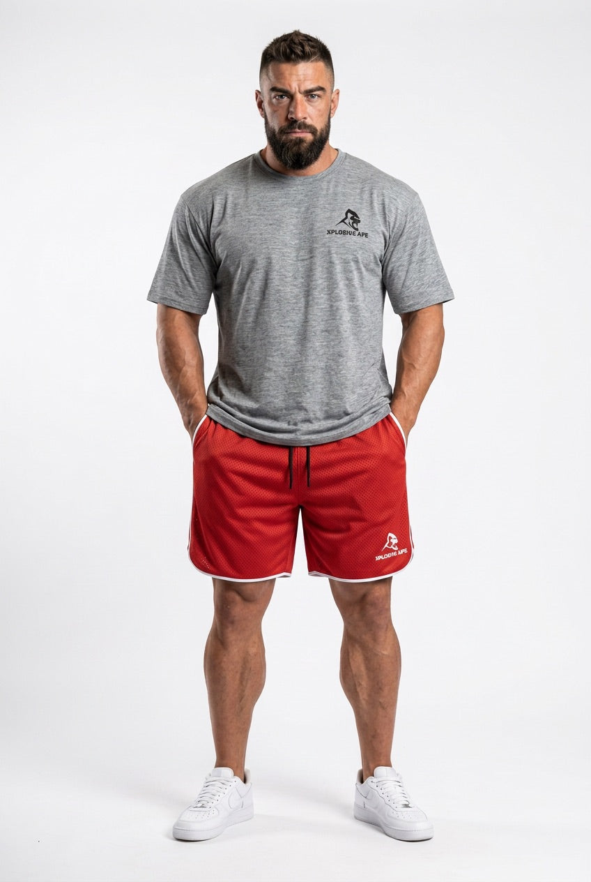 XAPE Strike Elite Shorts - Red/White