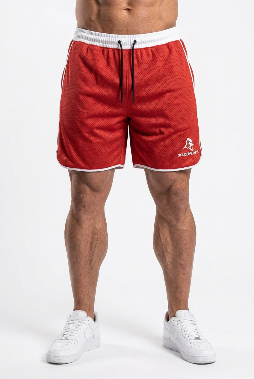 XAPE Strike Elite Shorts - Red/White