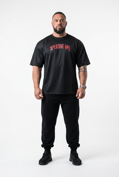 XAPE Powerhouse Ultra Oversized Tee - Black