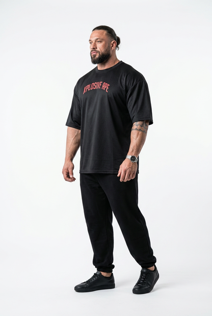 XAPE Powerhouse Ultra Oversized Tee - Black