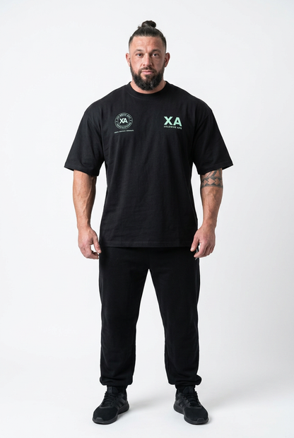 XAPE Chaos Protocol Ultra Oversized Tee - Black