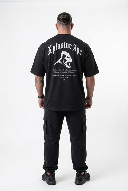 XAPE Built By Instinct Ultra Oversized Tee - Black