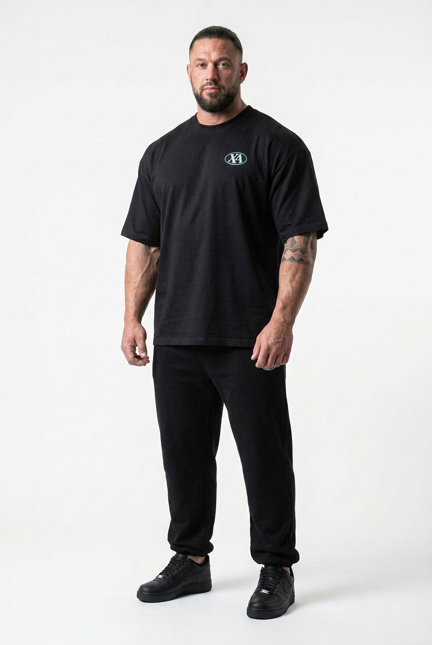 XAPE Championship Ultra Oversized Tee - Black
