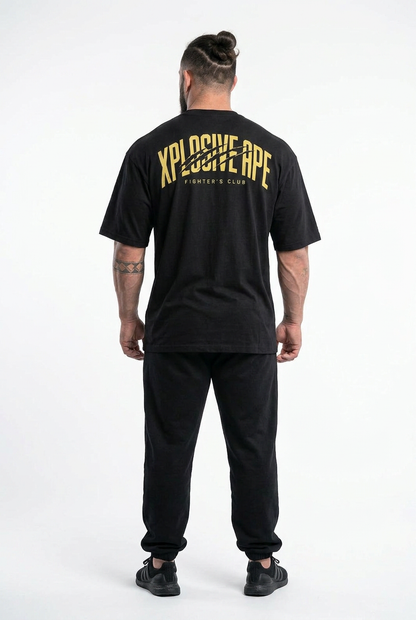 XAPE Strike Form Ultra Oversized Tee - Black