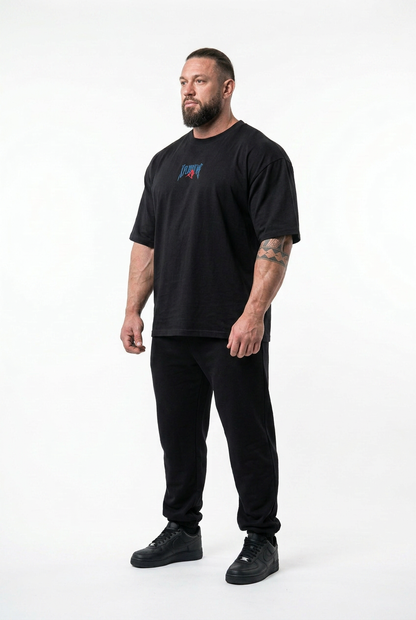 XAPE Iron District Ultra Oversized Tee - Black