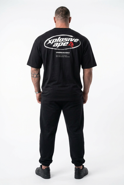 XAPE Motion Unit Ultra Oversized Tee - Black