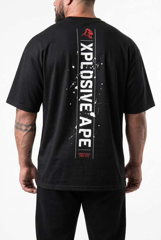 XAPE Track Force Oversized Tee - Black