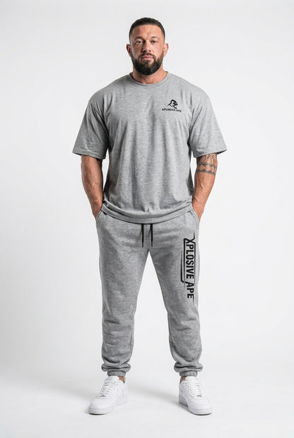 XAPE Evolution Tee & Strike Joggers Combo - Sports Grey