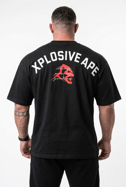 XAPE Hyperdrive Ultra Oversized Tee - Black