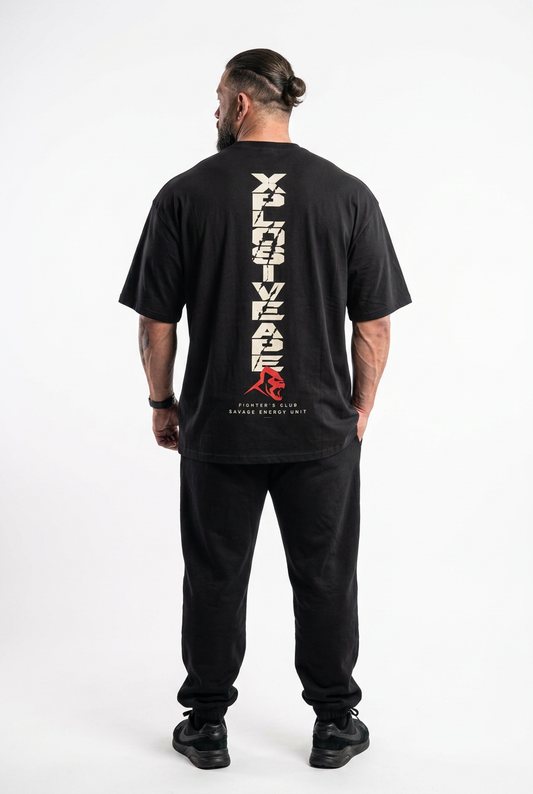 XAPE Vertex Oversized Tee - Black