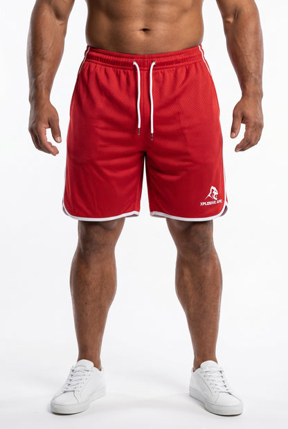 XAPE Strike Elite Shorts - Red/White