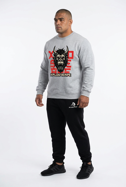 XAPE Oni Sweatshirt - Sports Grey