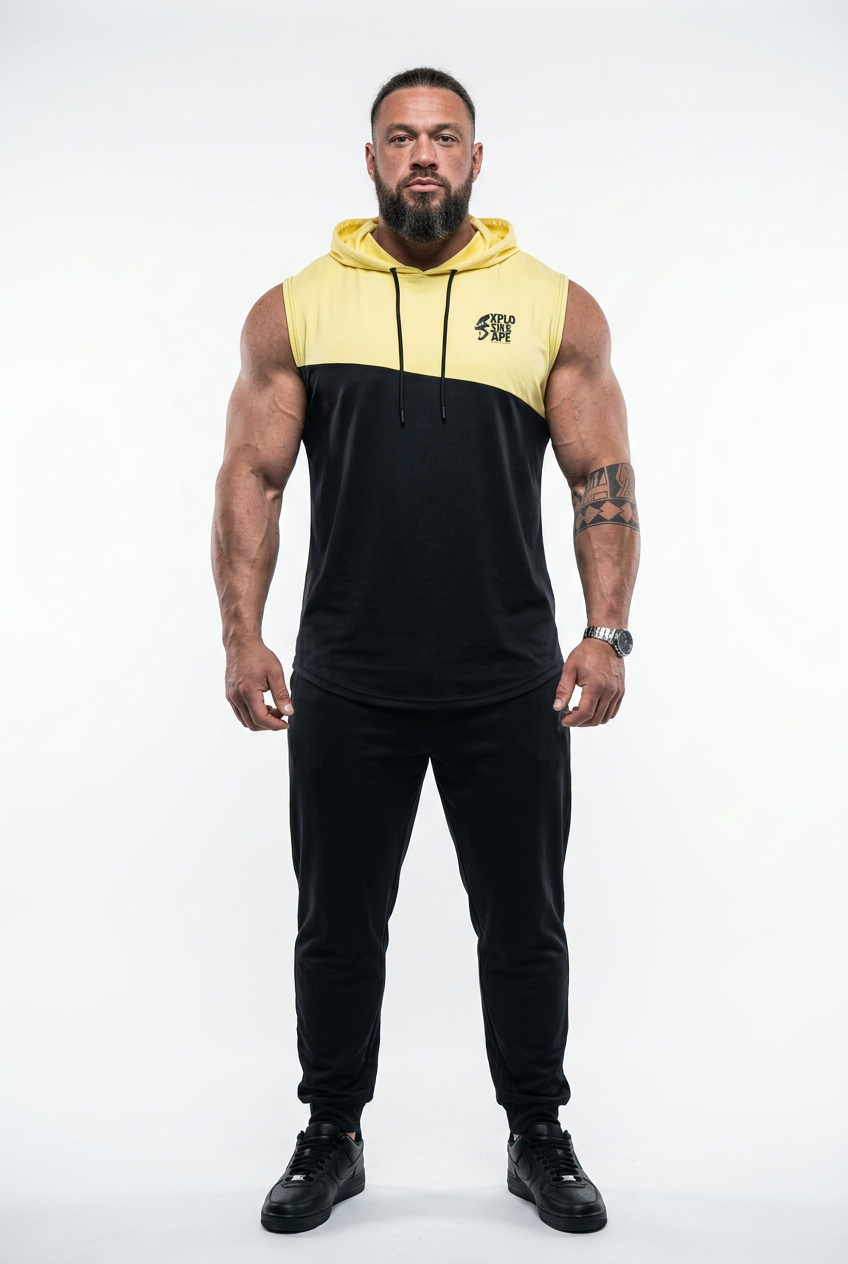 XAPE Ultimate Ape Muscle Top - Yellow/Black