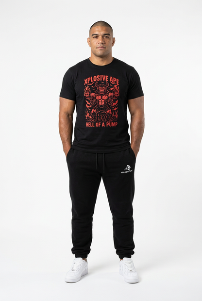 XAPE Hellfire Pump Tee - Black
