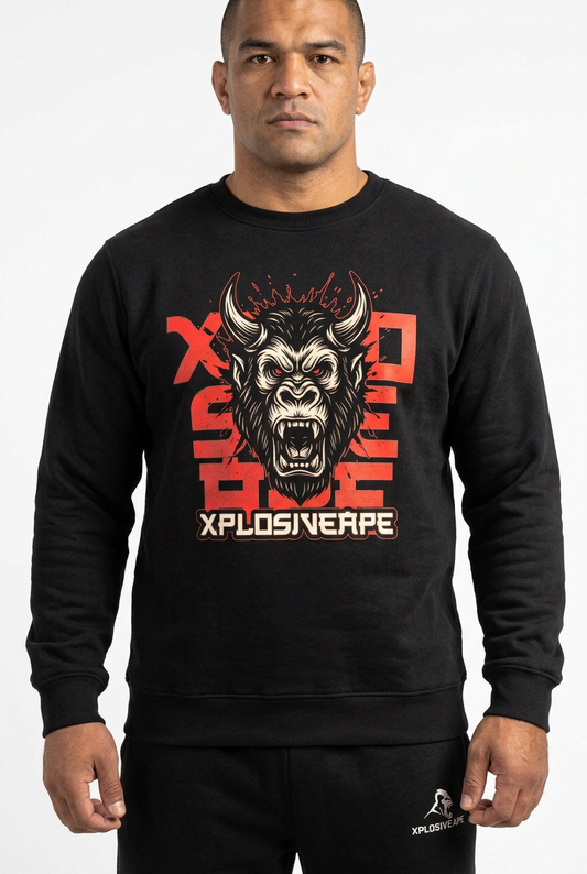XAPE Oni Sweatshirt - Black