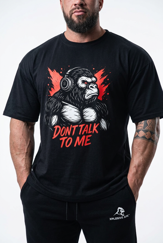 XAPE Don't Talk To Me V2 Tee - Black