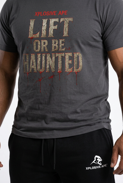 XAPE Lift or be Haunted Tee - Charcoal
