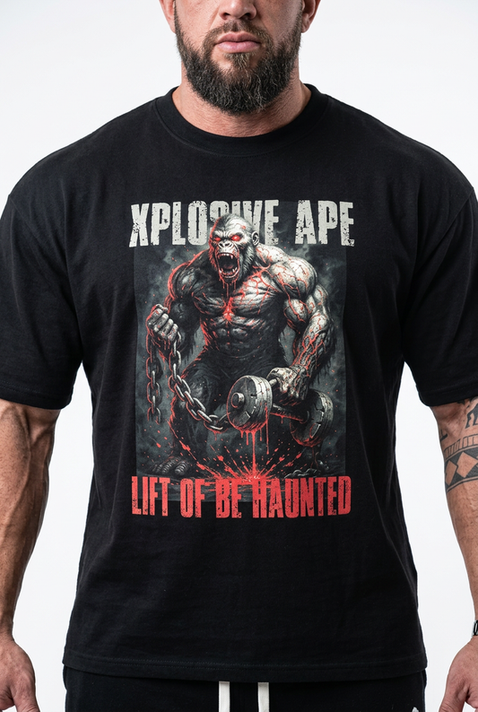 XAPE Zombie Strongman Ape Tee - Black