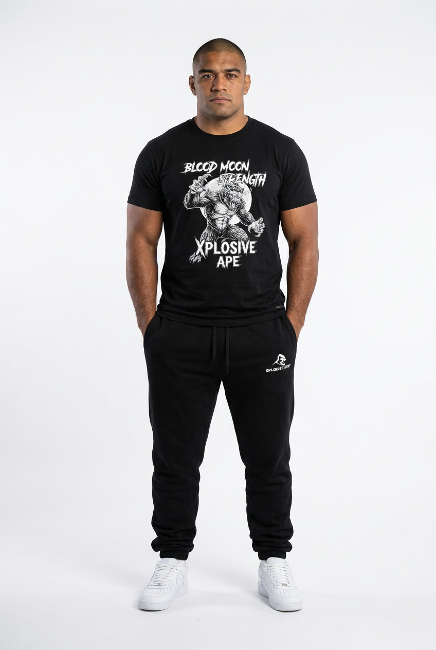 XAPE Blood Moon Strength Tee - Black