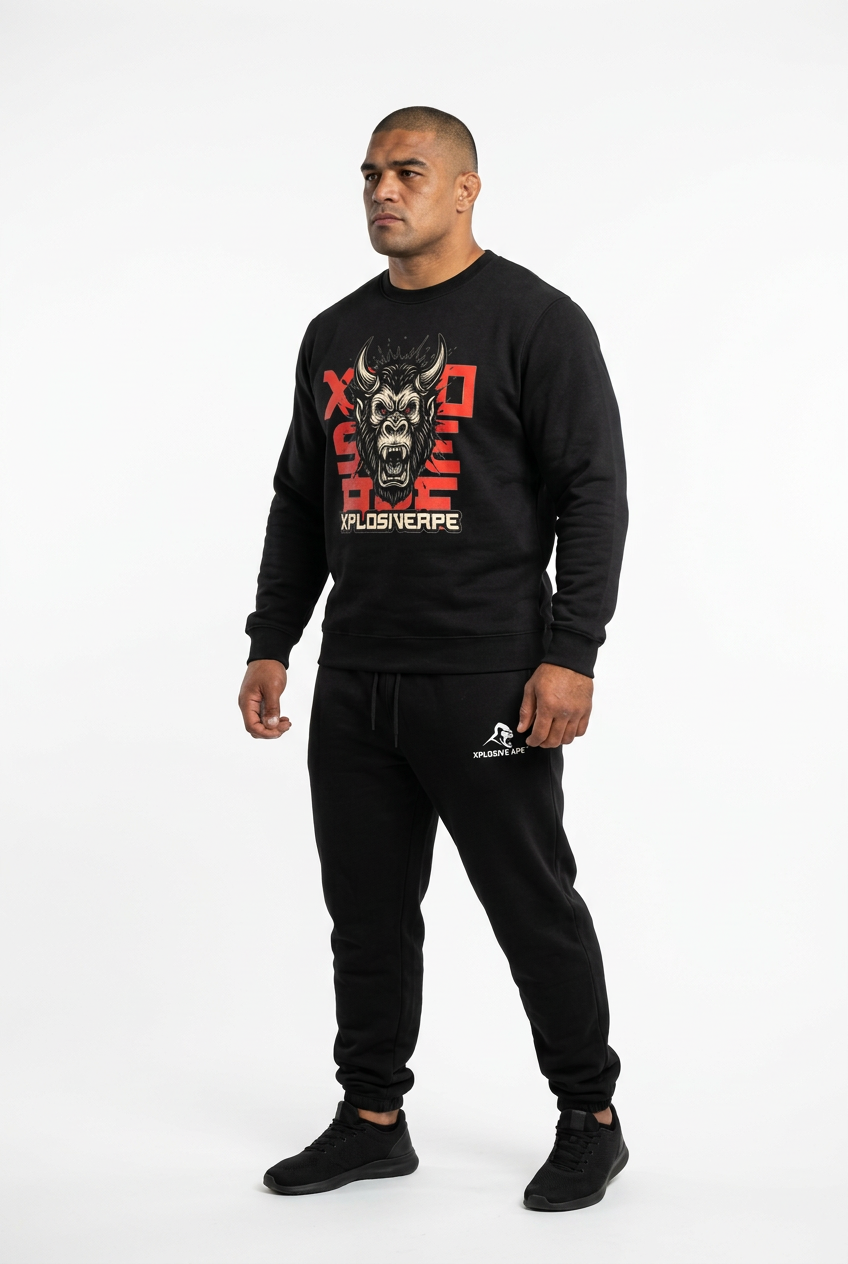 XAPE Oni Sweatshirt - Black