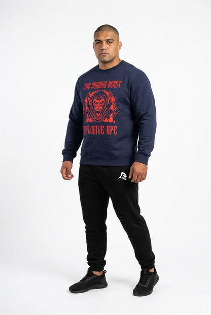 XAPE Vampire Ape Sweatshirt - Navy