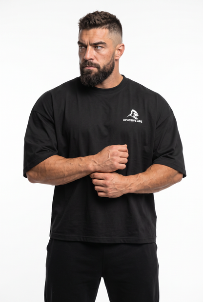 XAPE Unleashed Ultra Oversized Tee - Black