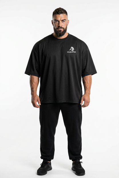 XAPE Strength Culture Ultra Oversized Tee - Black