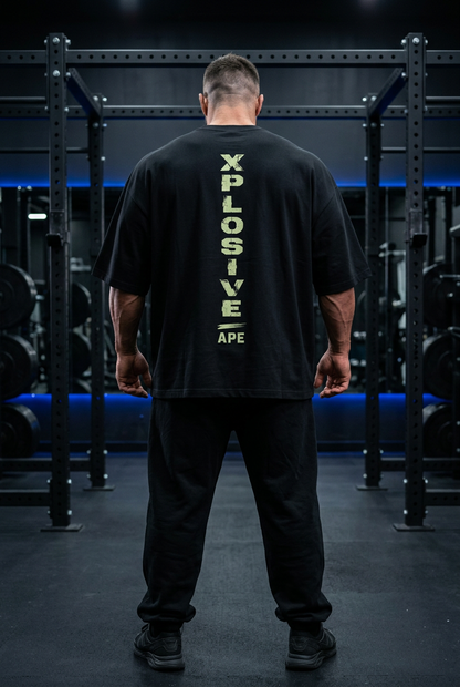 XAPE Monolith Ultra V2 Oversized Tee - Black