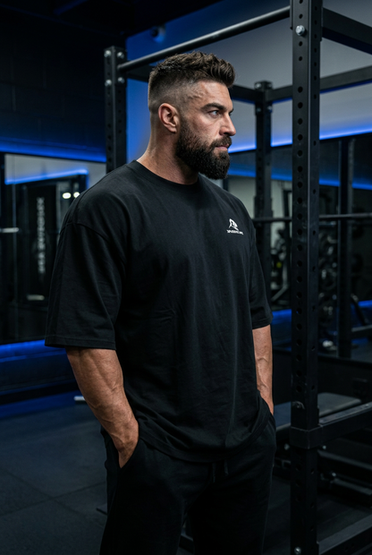 XAPE IronStrike Ultra Oversized Tee - Black