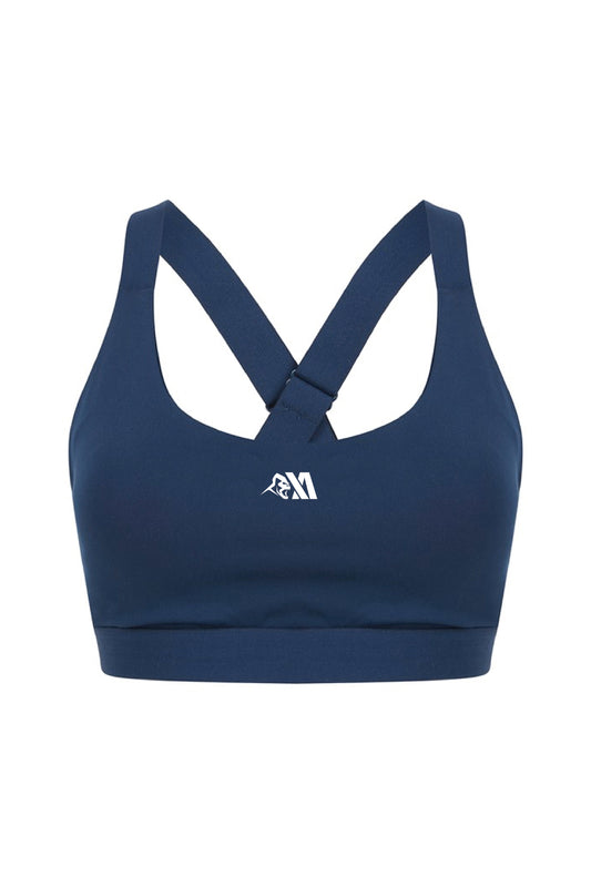 XA Women's Core Logo Impact Sports Bra - Navy