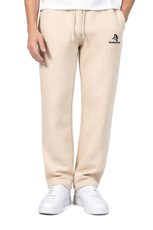 XAPE Prime Logo Relaxed Fit Joggers - Stone