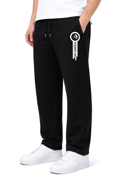 XAPE Panelled Relaxed Fit Joggers - Black